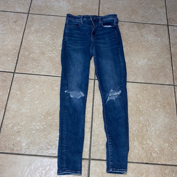 American Eagle Outfitters Denim - American Eagle Super high rise jeans 4 long